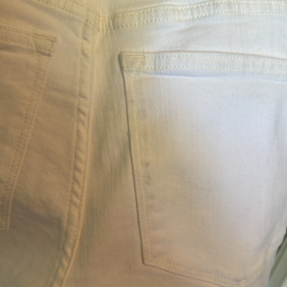 J. Crew Factory 10" High-rise Skinny Jean with Signature Stretch in White Denim - Picture 8 of 11